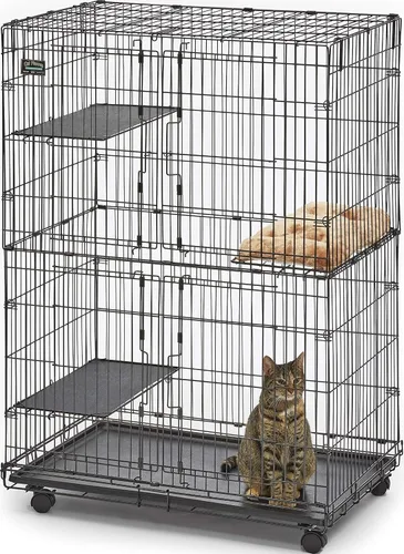 Vista 6 de MidWest Homes for Pets Estante de repuesto para gatos para corrales/jaula para gatos de Midwest Modelo 130 Negro
