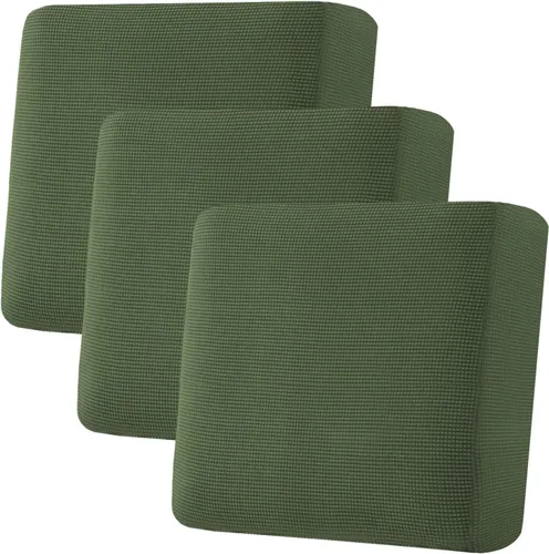 Vista 568 de H.VERSAILTEX Fundas de Cojín de Asiento Individuales Super Elásticas Fundas de Sofá Fundas de Cojín de Sofá Fundas Deslizables Juegos Tela de Sarga