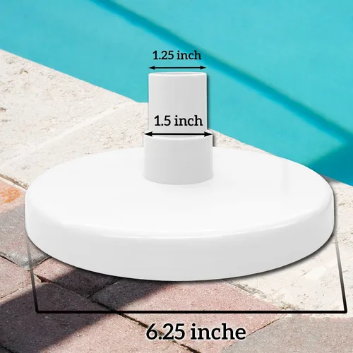 Vista 4 de Cubierta de placa de vacío para piscina Skimmer por encima del suelo Reemplazo para Pen-tair HydroSkim 513330,Hayward SP1091WM Piezas de manguera
