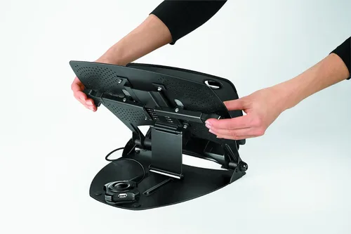 Vista 4 de Fellowes Estación de trabajo para portátil serie profesional con USB, negro (8024601)