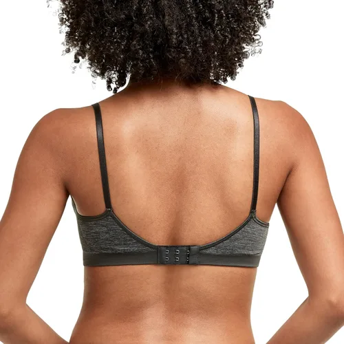 Vista 3 de Hanes Women's Wireless T-shirt Bra, Moisture-wicking Convertible Smoothing Bra, Full-coverage