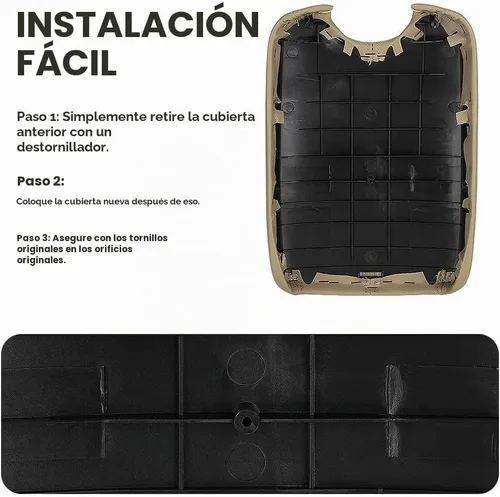 Vista 5 de Funda de reposabrazos para automóvil de repuesto para Honda Accord 2008-2012, protector de consola central de cuero PU, almohadilla impermeable