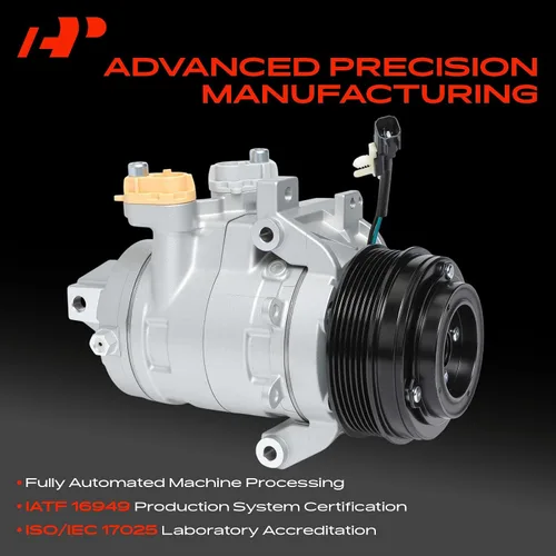 Vista 3 de A-Premium Compresor de aire acondicionado de CA con embrague compatible con Ford F-150 2015-2017 V6 2.7L turbocompresor, con estilo DKS20
