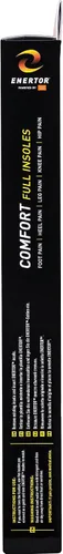 Vista 4 de Enertor Plantilla cómoda de longitud completa, talla 4/6, Negro