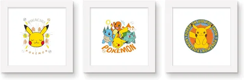 Vista 7 de Trends International Gallery Pops Pokémon - Pikachu Nature Wall Art Bundle (paquete de 3)