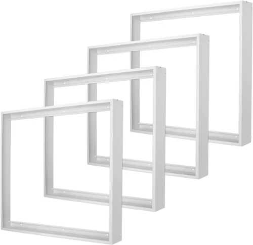 Vista 13 de Kit de montaje en superficie de 1 x 4 para panel plano LED, marco de techo de aluminio para 12 x 48 x 3.13 pulgadas, bueno para panel iluminado