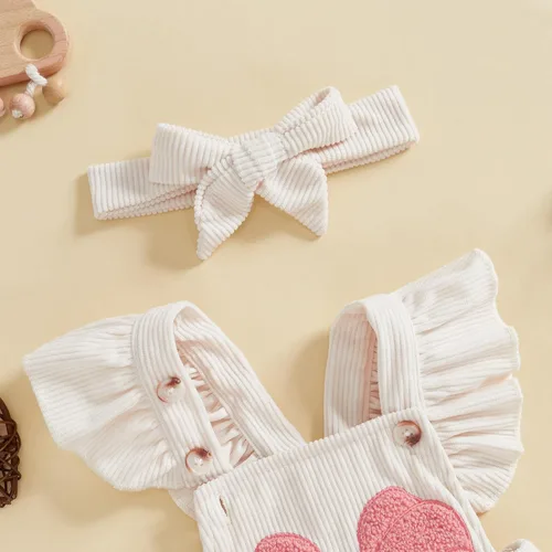 Vista 26 de Mameluco para bebé y niña, ropa floral para el verano, traje de verano