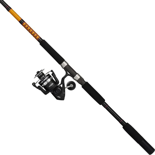 Vista 2 de Ugly Stik Bigwater - Caña de pescar y Penn Pursuit IV - Combo de carrete giratorio