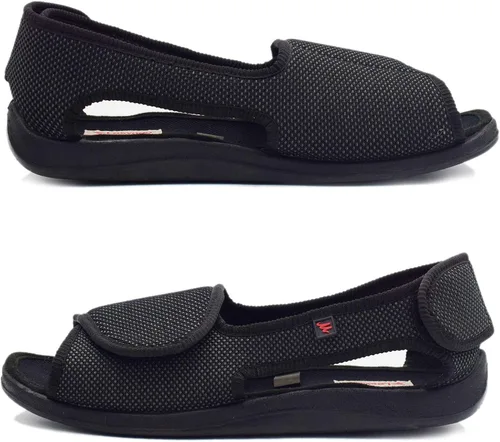 Vista 4 de WLESVAGO Sandalias diabéticas de punta abierta para hombre talla extra ancha para artritis y edema MS6010M