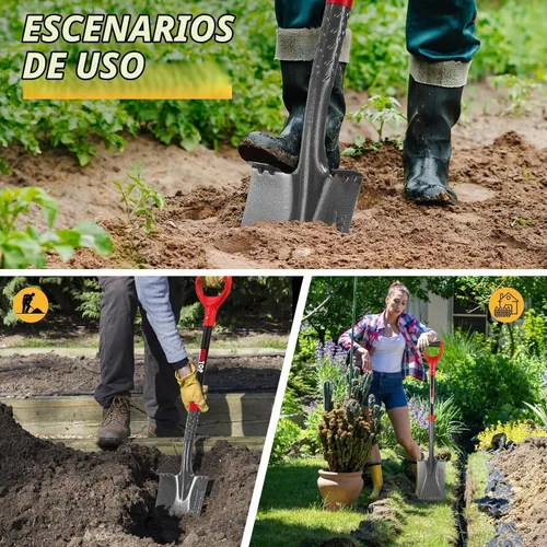 Vista 6 de Pala de jardín Sharp Blade Pala plana para jardinería y bordes