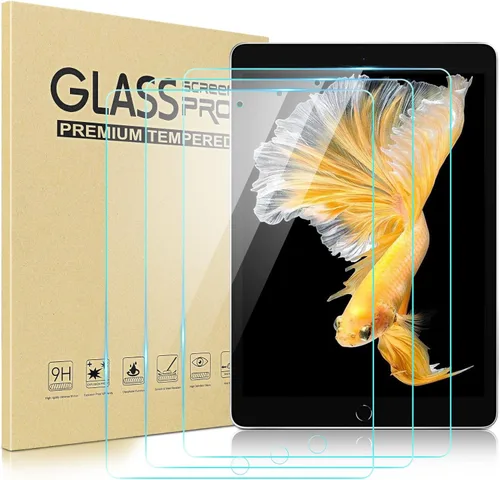 Vista 9 de DTTO Protector de pantalla compatible con iPad de 9ª/8ª/7ª generación de 10.2 pulgadas (2021/2020/2019), película de vidrio templado de dureza 9H