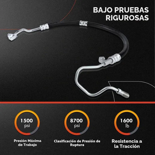 Vista 2 de A-Premium Conjunto de manguera de presión de dirección asistida compatible con Jeep