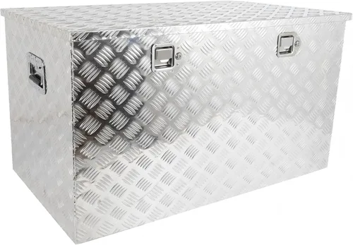 Vista 18 de SCITOO - Caja de herramientas de aluminio de 18 pulgadas de plata resistente para cama de camión, caja de herramientas para remolque de RV