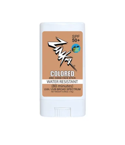 Vista 3 de Zinka Protector solar SPF 30 Todo Natural Vegano Mineral Blue Color Face Stick