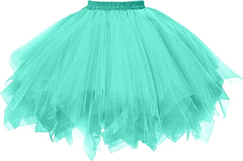 Vista 8 de Falda tutú de ballet para disfraz de fiesta de mujer