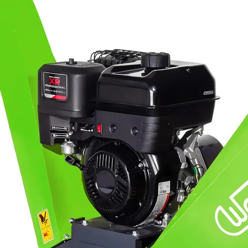 Vista 6 de Trituradora de madera de 420 cc, 15 HP de 6 pulgadas, trituradora E-Start a gas, motor B&S certificado por la EPA con barra de remolque/botón