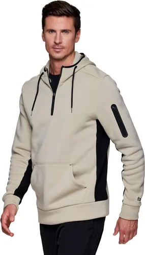 Vista 4 de RBX Sudadera deportiva con capucha activa de forro polar para hombre