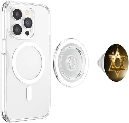 Vista 4 de Israel Pop Socket Israel para teléfono y tableta Star of David PopSockets MagSafe PopGrip para iPhone