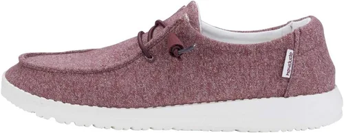 Vista 31 de Hey Dude Wendy Chambray - Zapatos para mujer, mocasines con cordones para mujer, cómodos y ligeros Aurora Blanco 2