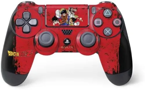 Vista 14 de Skinit Calcomanía para juegos compatible con el controlador de PS4, diseño oficial de Dragon Ball Z Red Ribbon Army Negro - DRGBLZ10