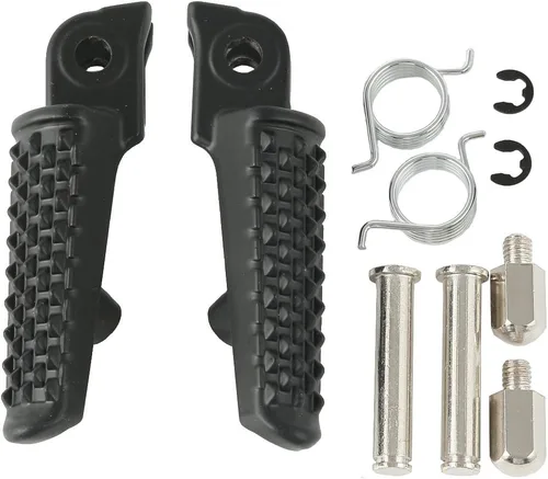 Vista 13 de TCT-MOTORPARTS Reposapiés de pasajero negro para conductor, soporte para reposapiés para CBR1000RR 2004-2016 CBR600RR 2003-2025