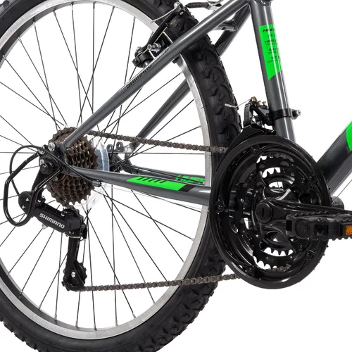 Vista 7 de Huffy Bicicleta de montaña Stone para hombres y mujeres, 20"/24"/26", 6 velocidades (20") o 21 velocidades, suspensión delantera o doble (varía)