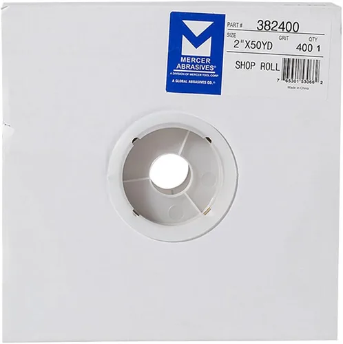 Vista 15 de Mercer Industries 381100 100 rollo de papel de lija.