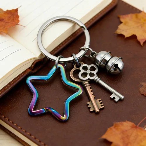 Vista 5 de 10pcs Key Chains Rings