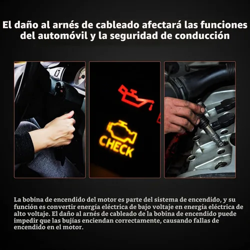 Vista 7 de HiSport 4 piezas de bobina de encendido hembra conector conector arnés coleta - 1J0973724 compatible con Audi VW Jetta Passat