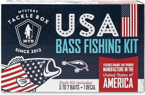 Vista 9 de Catch Co Mystery Tackle Box Freshwater Largemouth and Smallmouth Bass Lures Fishing Kit