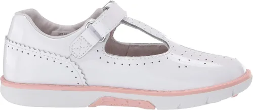 Vista 6 de Stride Rite Tenis unisex SRT Nell para niños, Blanco, 4 Wide Toddler