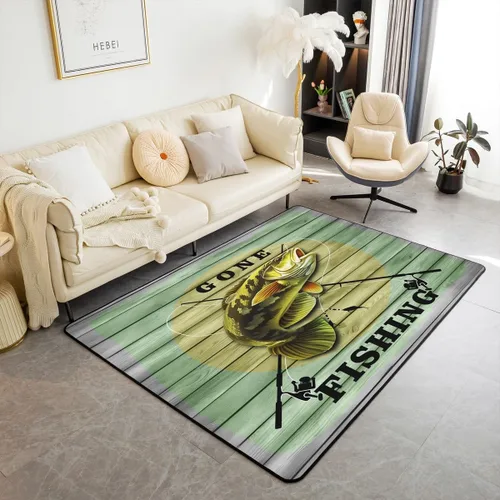 Vista 34 de jejeloiu Juego de alfombras de sala de estar, decoración de cine y noche, juego de alfombras de área de 3 x 5 con palomitas de maíz para interiores