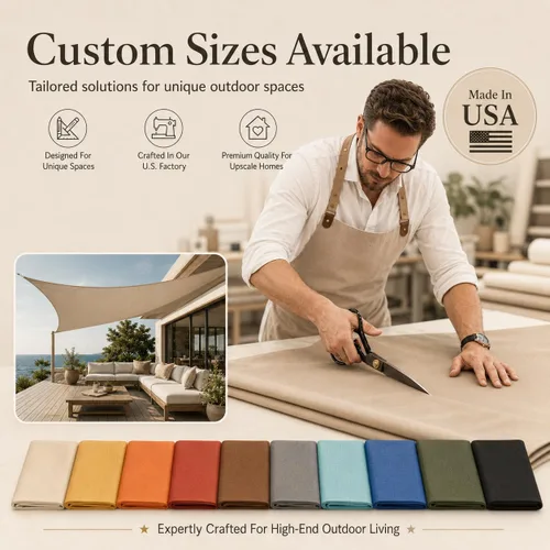 Vista 8 de ColourTree TAPS9.5 - Toldo cuadrado impermeable, parasol de tela con 95% de bloqueo de rayos UV y resistente al agua, para patio, jardín o cochera