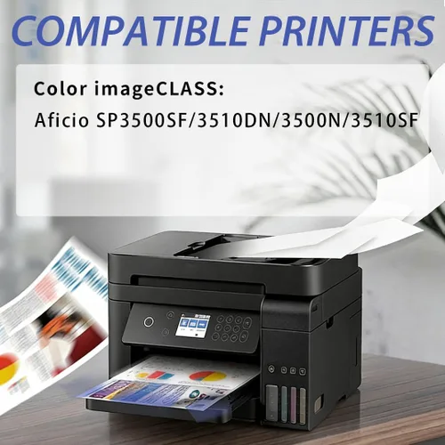 Vista 2 de Cartucho de tóner compatible SP3500N 406989 Reemplazo para Ricoh SP3500 para Aficio SP-3500 SP3500XA SP3500DN SP3500SF SP3510DN SP3510DN SP3510SF SP