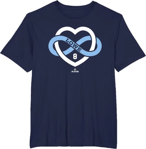 Vista 21 de Camiseta Infinite Love Brandon Lowe Tampa Bay MLBPA, Negro