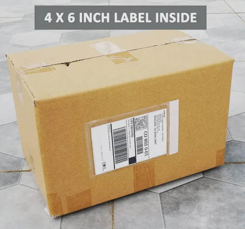 Vista 4 de BEUYI Sobres prémium de 4.7 x 7.5 pulgadas, tamaño a medida para etiquetas de envío de 4 x 6 pulgadas, bolsa autoadhesiva para etiquetas de envío