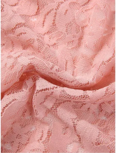Vista 6 de Vestido de maternidad para mujer, con encaje, fotografía, vestido de embarazada, con volantes, largo, para sesión de fotos