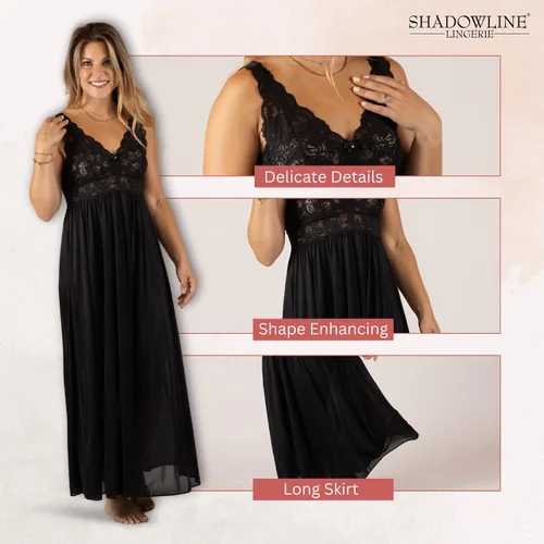 Vista 4 de Shadowline Camisones con clase para mujer, ropa de dormir elegante para mujer