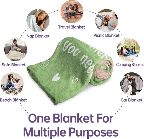Vista 6 de Afterprints Regalos para recuperarse para mujeres y hombres, manta de abrazo/sanación, regalos para pensar en ti/cuidado del cáncer/simpatía/después