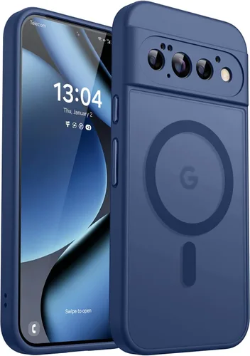 Vista 63 de CANSHN Funda magnética para Google Pixel 9 Pro XL (6.8 pulgadas), mejorada [protección completa de la cámara] [compatible con Magsafe]
