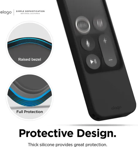 Vista 3 de elago Funda retro R4 para Apple TV 4K Siri Remote 1ª