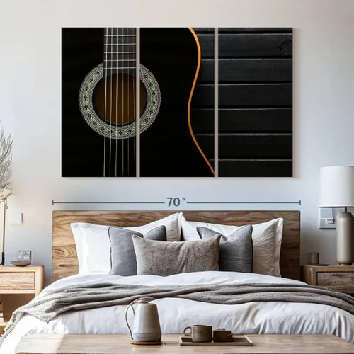 Vista 90 de Elephant Stock BW - Reproductor de discos de vinilo para pared, lienzo horizontal, decoración de pared de sala de estar de 3 piezas, impresión
