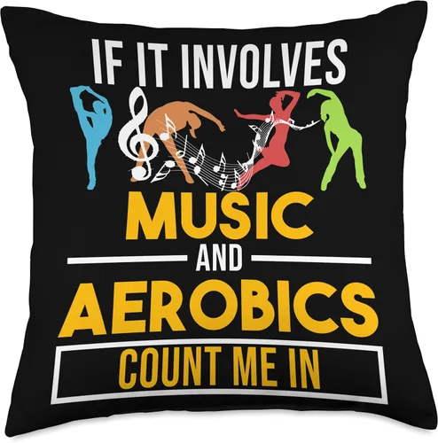 Vista 5 de Water Aerobics Fitness Instructor Expert Graphic Instructor de música y aeróbicos, para amantes del gimnasio, fitness, experto, 16 x 16 pulgadas