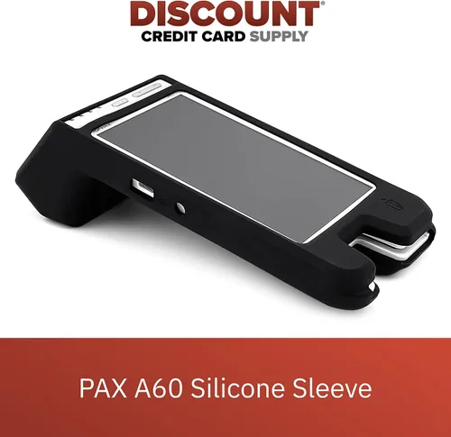Vista 2 de Pax A60 Funda protectora de silicona para sistema POS, color negro