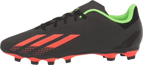 Vista 8 de adidas Tenis de fútbol unisex para adultos X Speedportal.4, Clear Aqua-power Blue-Solar Yellow