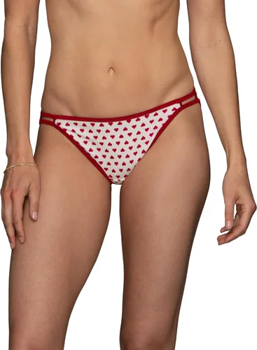 Vista 132 de Vanity Fair Bragas de bikini con tira para mujer, Illumination, con elástico sedoso y ribete de satén Paquete de 3 Negro (Midnight Black)