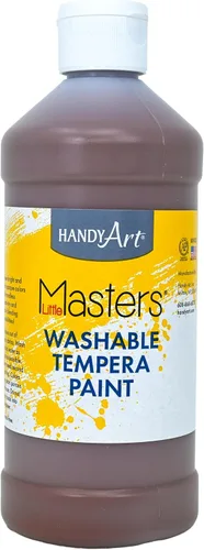 Vista 59 de Handy Art Little Masters - Pintura lavable, 16 onzas, color negro Bright & Mixable, High Opacity, Washable Colors for Classroom, Students, Kids