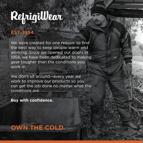 Vista 5 de RefrigiWear ChillBreaker Monos de babero ligero con aislamiento alto