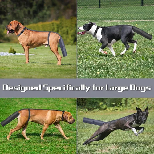 Vista 7 de 2 fundas protectoras de cola de perro para heridas, colas de perros curan manga, cuidado de heridas de perro para perros medianos y grandes