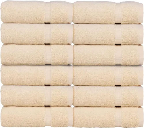 Vista 27 de Colección Luxury Hotel & Spa Altamente Absorbente, Secado Rápido 100% Algodón Turco 700 GSM, Toalla Eco Amigable, para Baño Borde Dobby Toalla